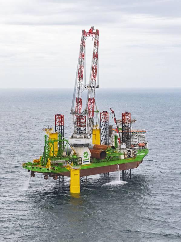 First Foundations Installed at World's Largest Offshore Wind Farm
