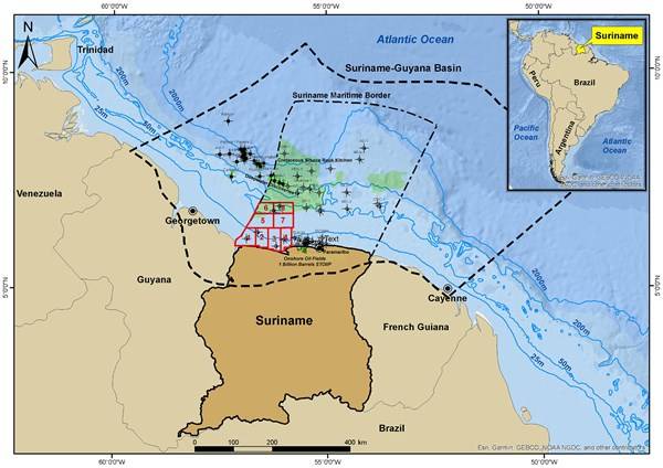 Suriname Offers 8 Blocks in Shallow Waters