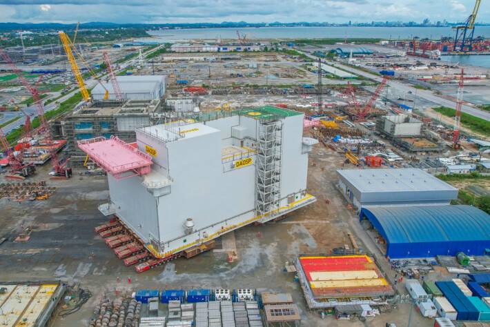 Aibel's Yard in Thailand Wraps Work on Dogger Bank A Topside