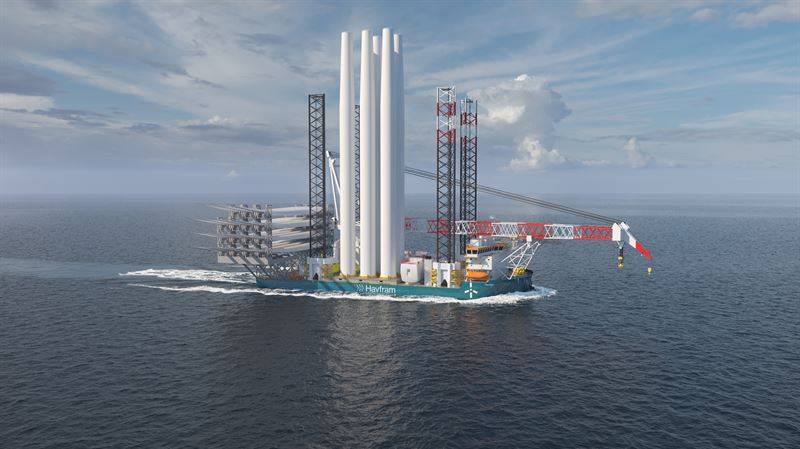 CIMC Raffles to Build second Offshore Wind Turbine Installation Vessel for Havfram Wind