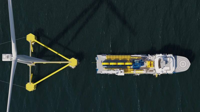 NOV Launches Floating Wind Installation Vessel Concept