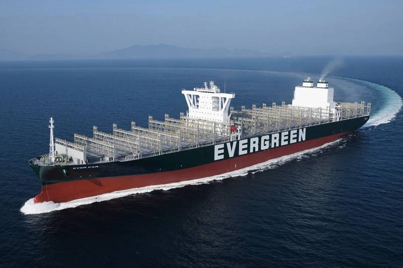 Evergreen Takes Delivery Of Two 12 000 Teu Ships