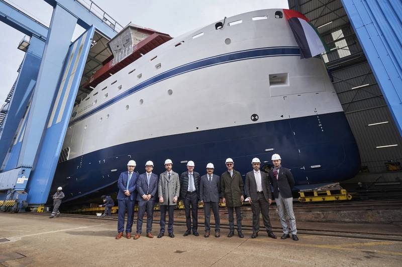 Freire Launches Oceanographic Research Vessel