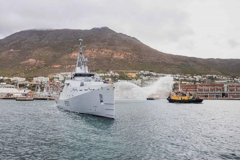 Damen Shipyards Delivers Multi-Mission Inshore Patrol Vessel to S. Africa Navy