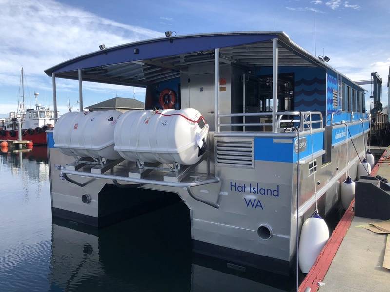 Brix Marine Delivers Hat Island Ferry